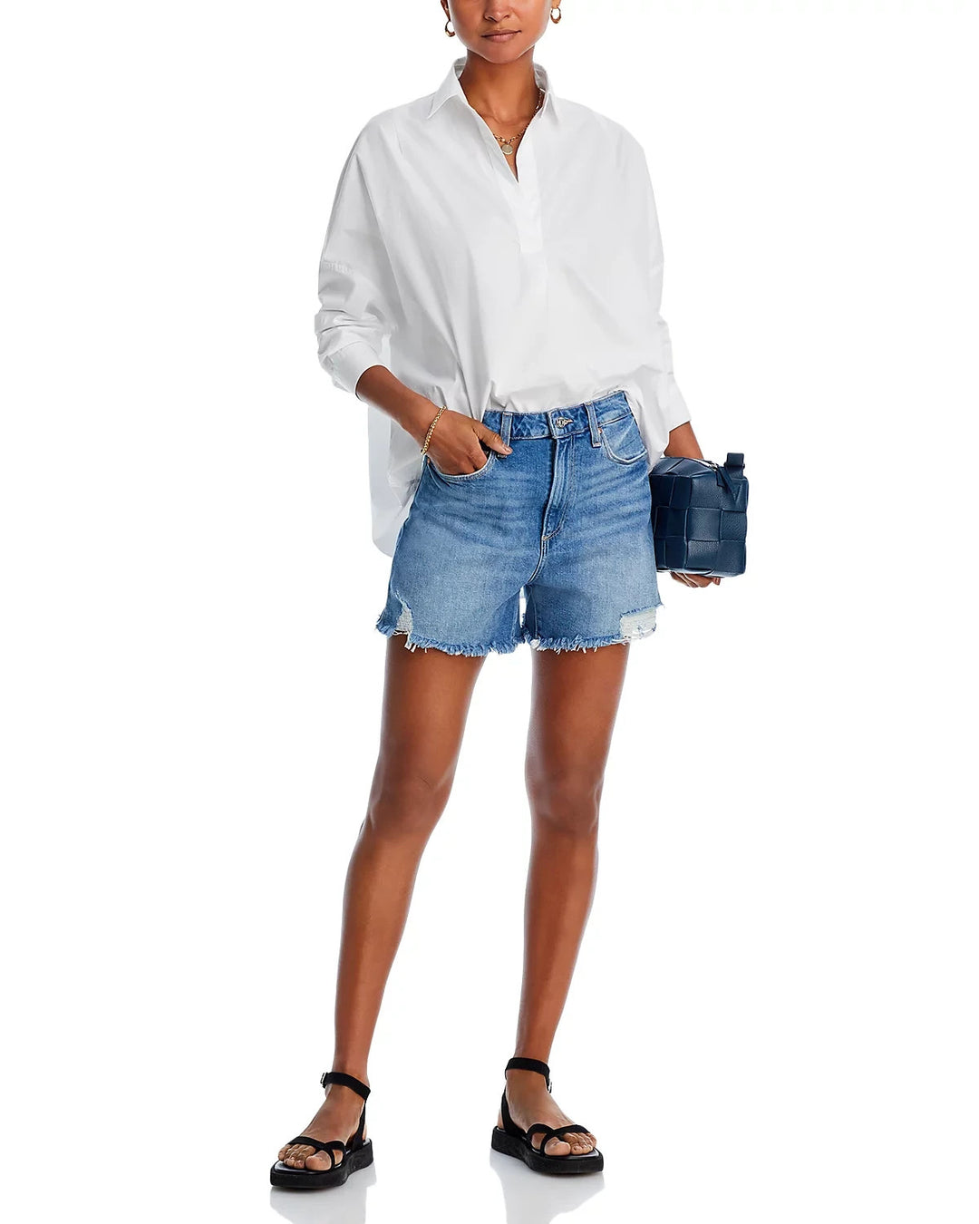 PAIGE Dani Jean Shorts MSRP $169