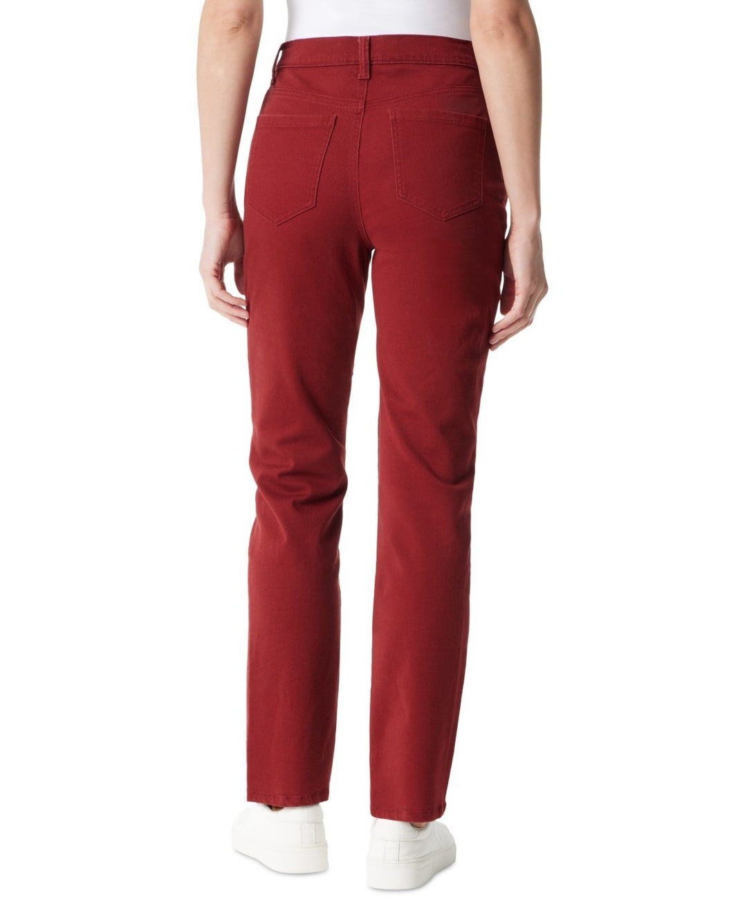 Gloria Vanderbilt Women's Amanda Colored Twill Straight-Leg Jeans MSRP $50