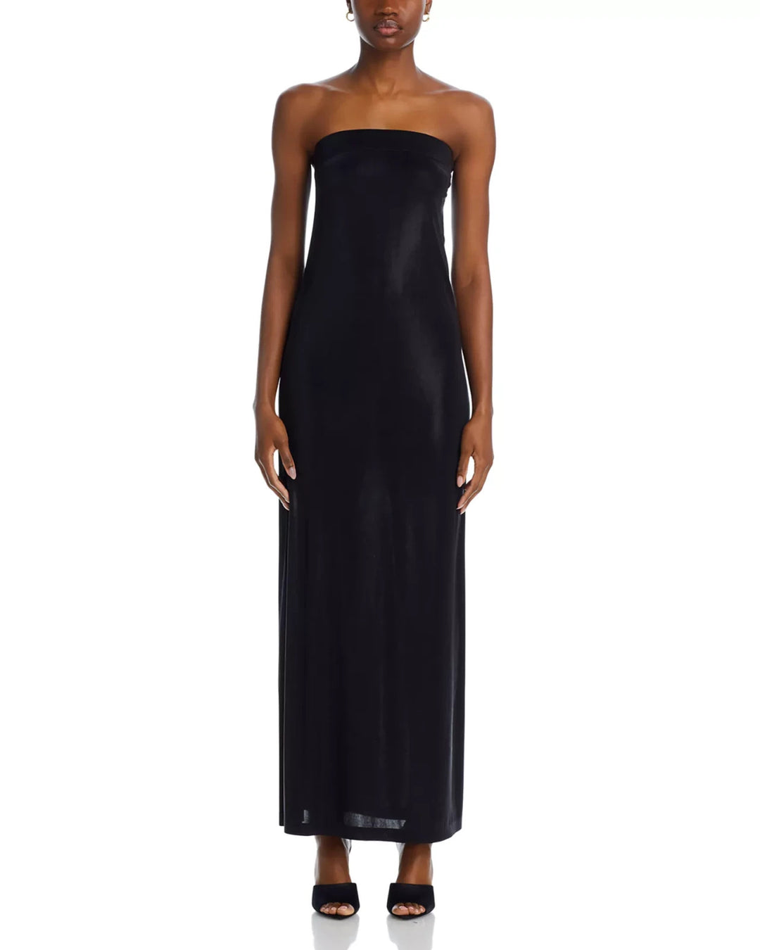 Norma Kamali Strapless Side Slit Gown MSRP $290