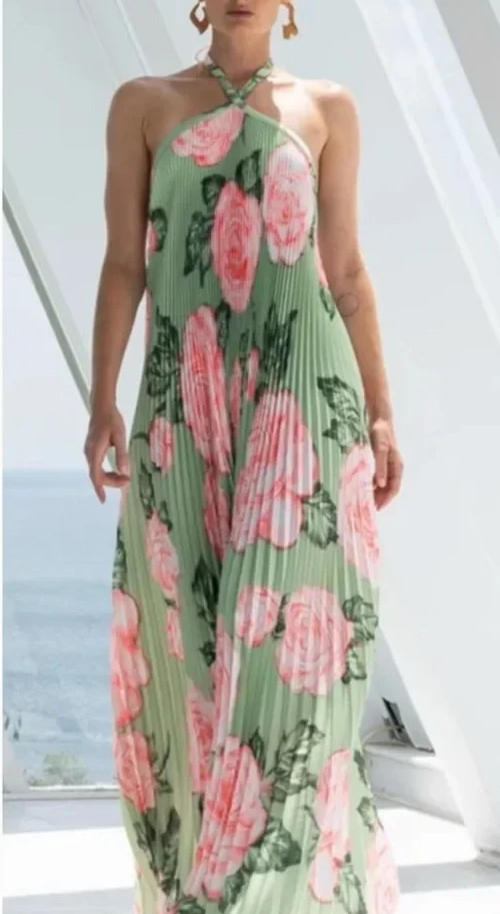 L'Idee Deesse Halter Gown MSRP $499