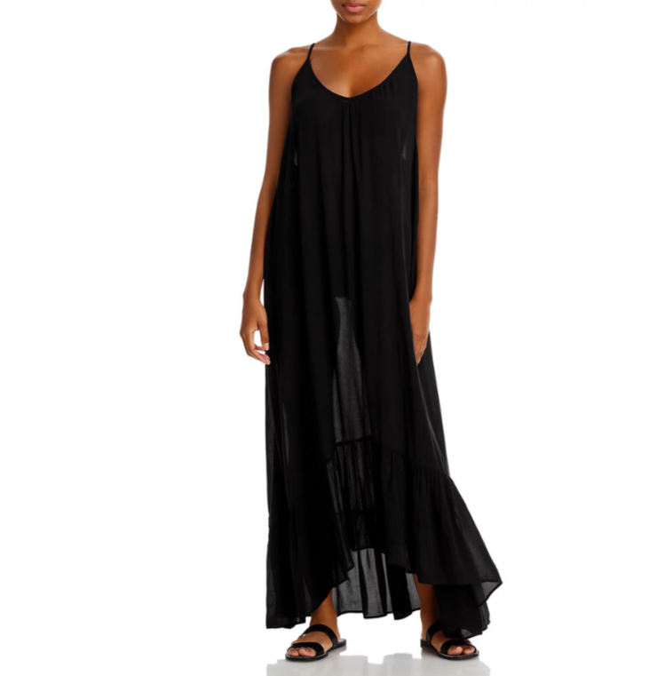 AQUA Swim Maxi Dress Cover-Up MSRP $98