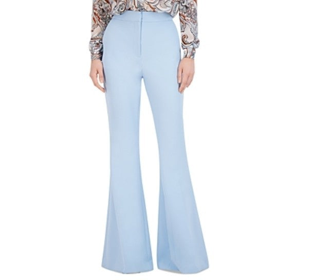 BCBGMAXAZRIA Woven Flare Leg Pants MSRP $228