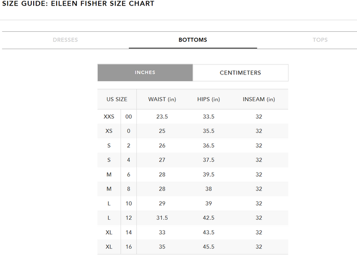 Eileen Fisher High Waist Slim Fit Pants MSRP $168