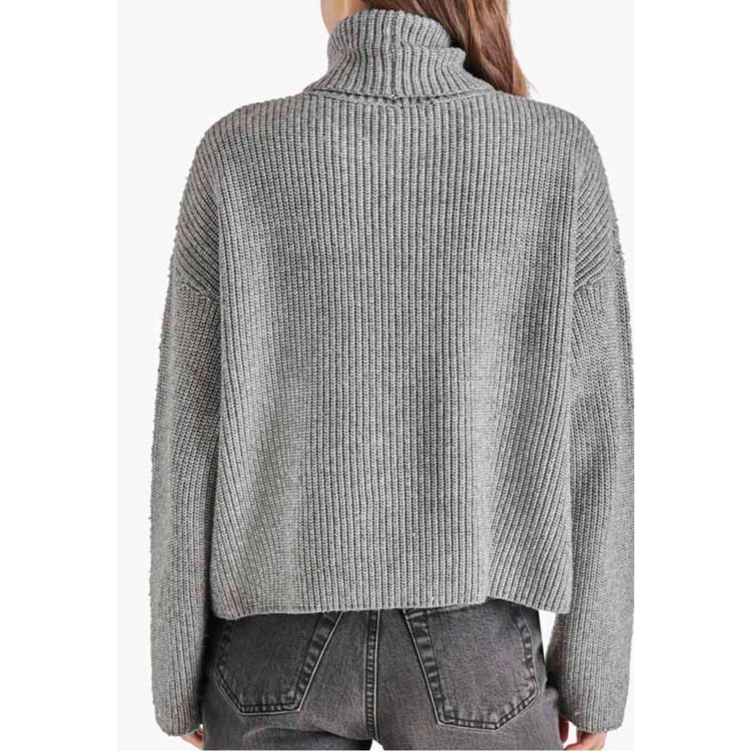 STEVE MADDEN Astro Crystal Turtleneck Sweater MSRP $119