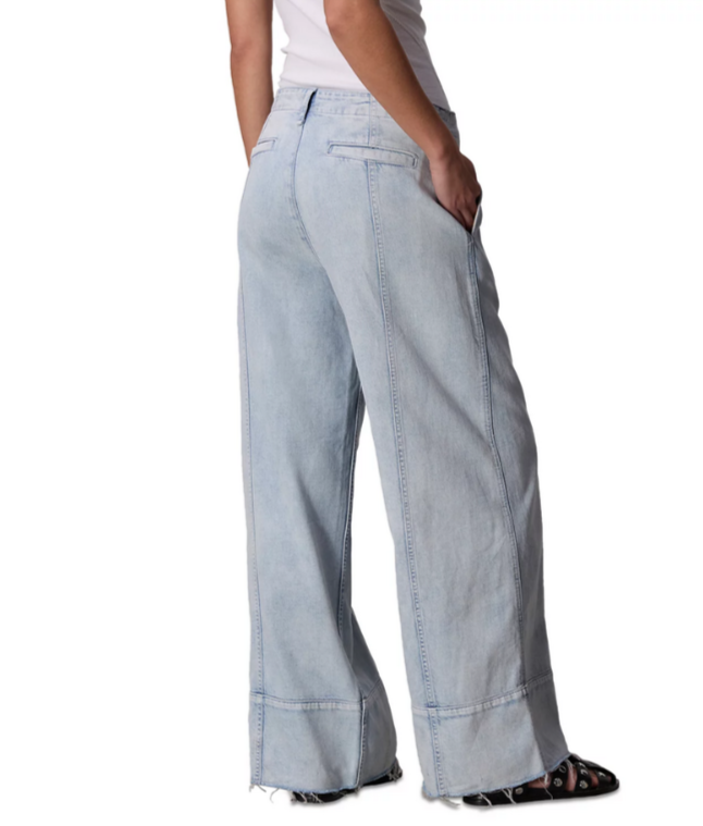 rag & bone Featherweight Arianna High Rise Wide Leg Jeans MSRP $278