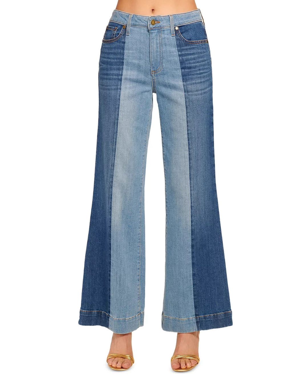 Ramy Brook Vinnie High Rise Wide Leg Jeans MSRP $345