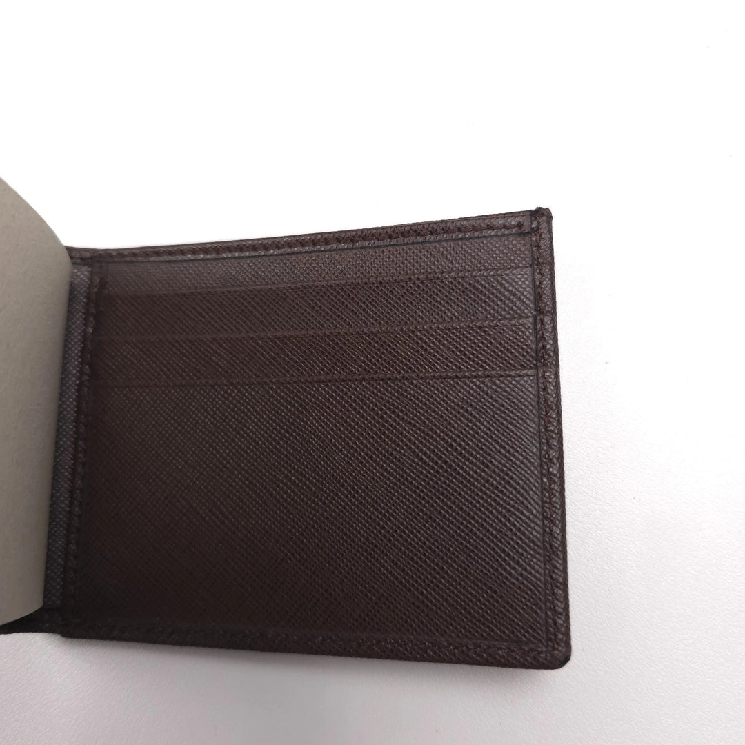 The Men's Store Italian Saffiano Leather Bifold Wallet