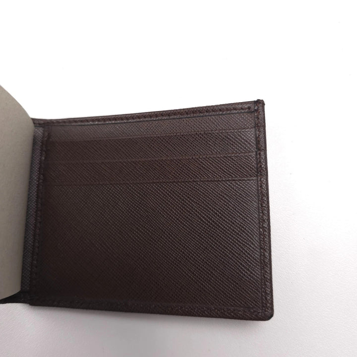 The Men's Store Italian Saffiano Leather Bifold Wallet