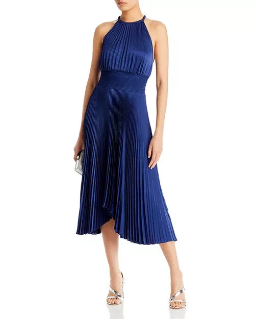A.L.C.Renzo II Pleated Halter Dress MSRP $595