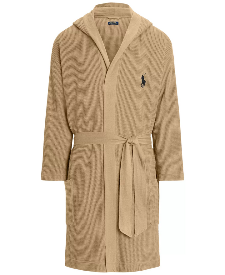 Polo Ralph Lauren Men's Thermal Hooded Robe MSRP $95