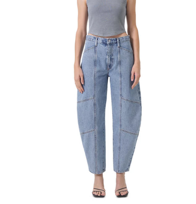 AGOLDE Mara Bowed Jeans