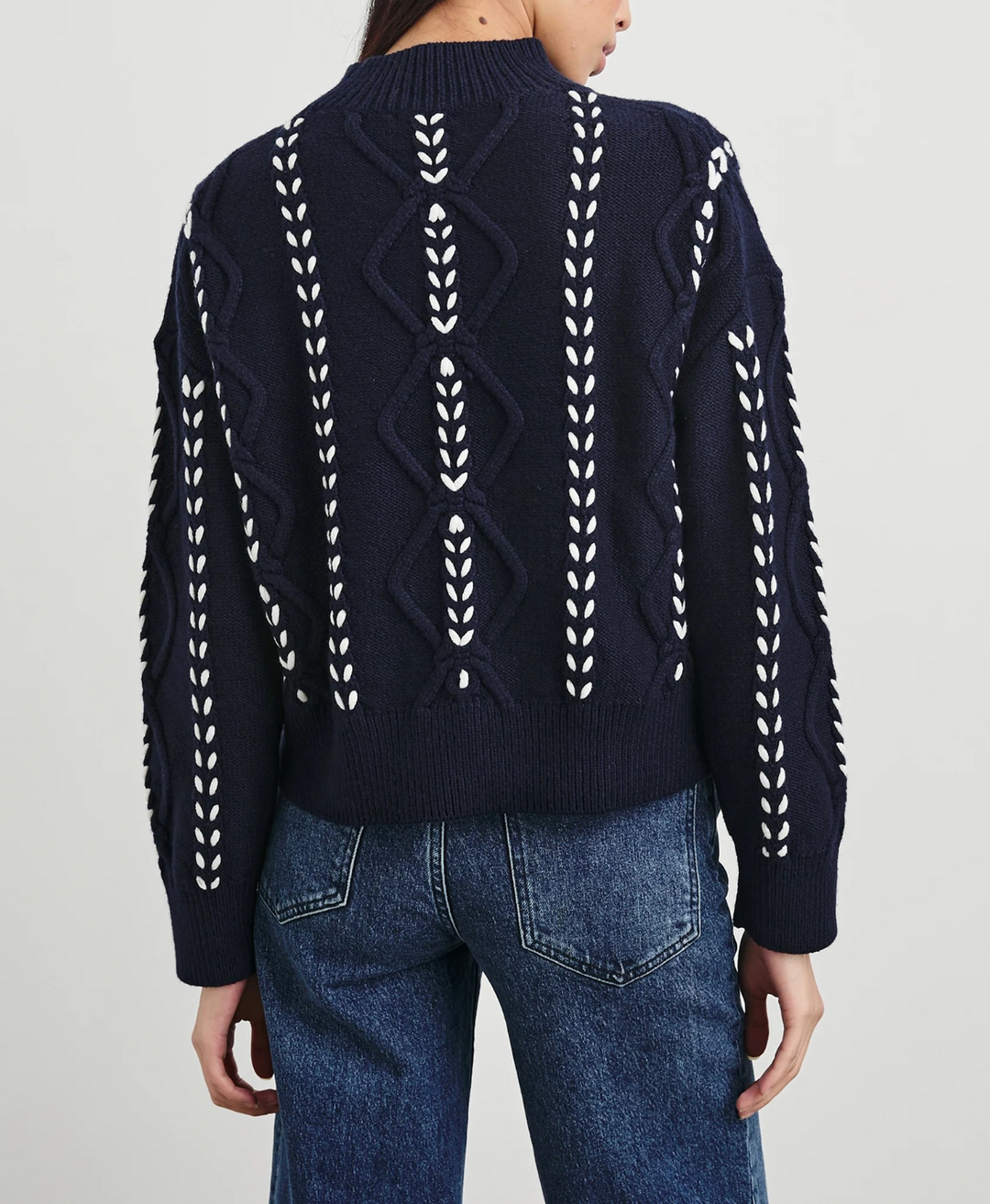 Rails Tori Ribbed Wool-Blend Sweater MSRP $288