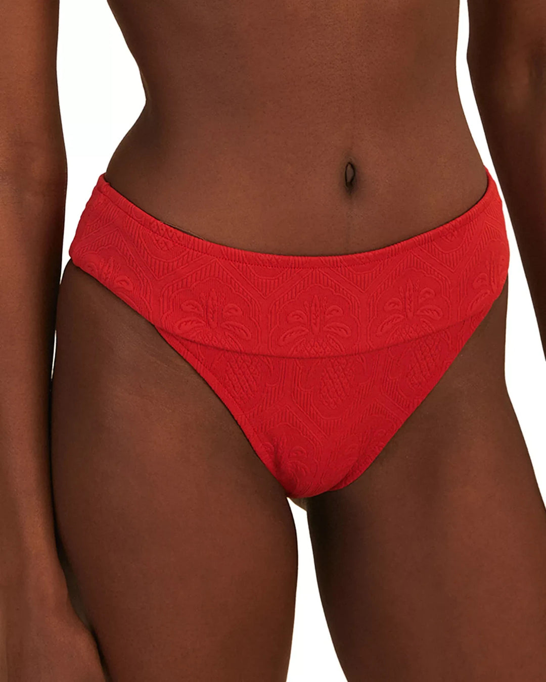 FARM Rio Matelasse Pineapple Bikini Bottom MSRP $130