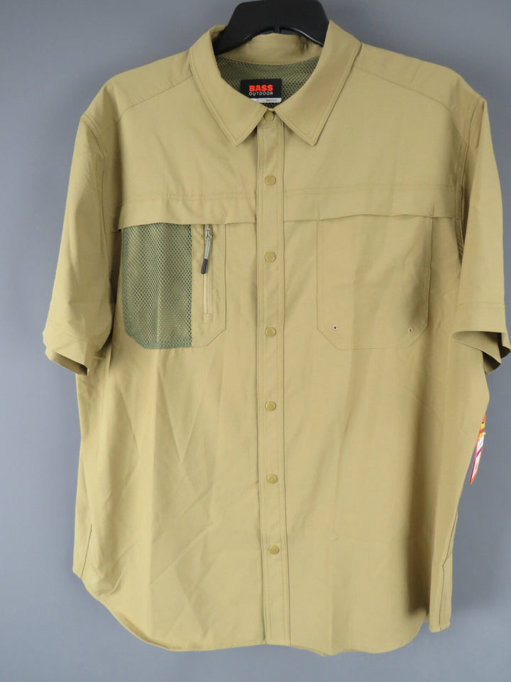 BASS OUTDOOR Explorer Short-Sleeve Shirt MSRP $79