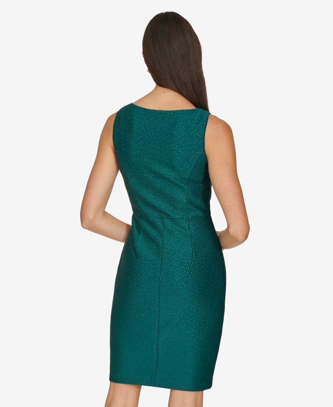 Calvin Klein Women's Boat-Neck Embellished Sheath Dress MSRP $139