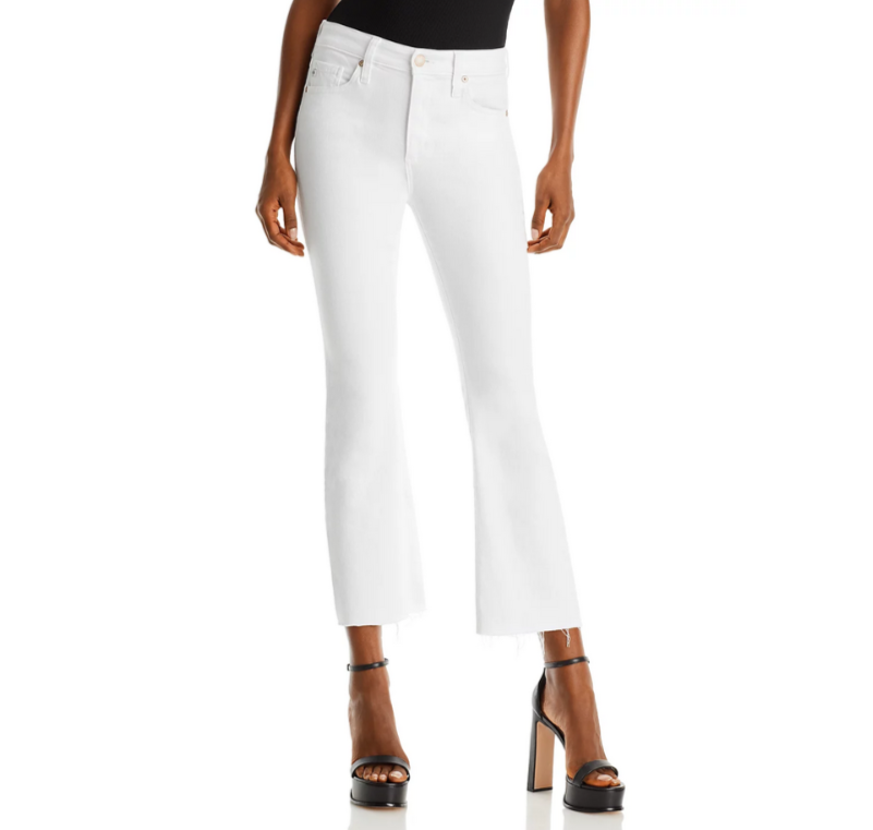 AG Farrah High Rise Bootcut Crop Jeans MSRP $210