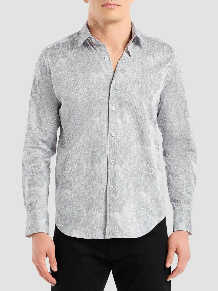 Robert Graham Lexington Long Sleeve Woven Shirt MSRP $198