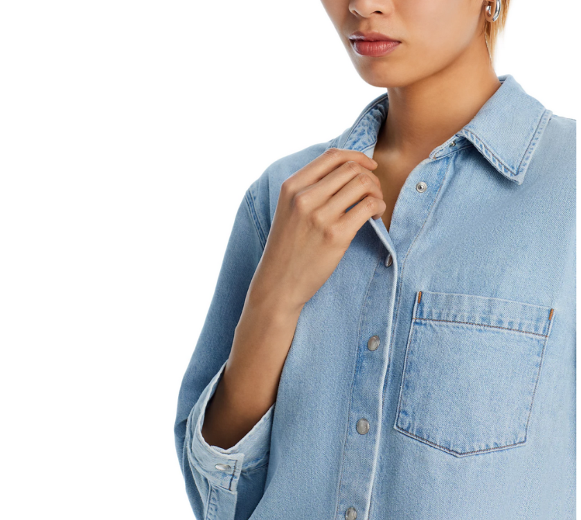 AGOLDE Dagmar Cotton Shirt MSRP $238