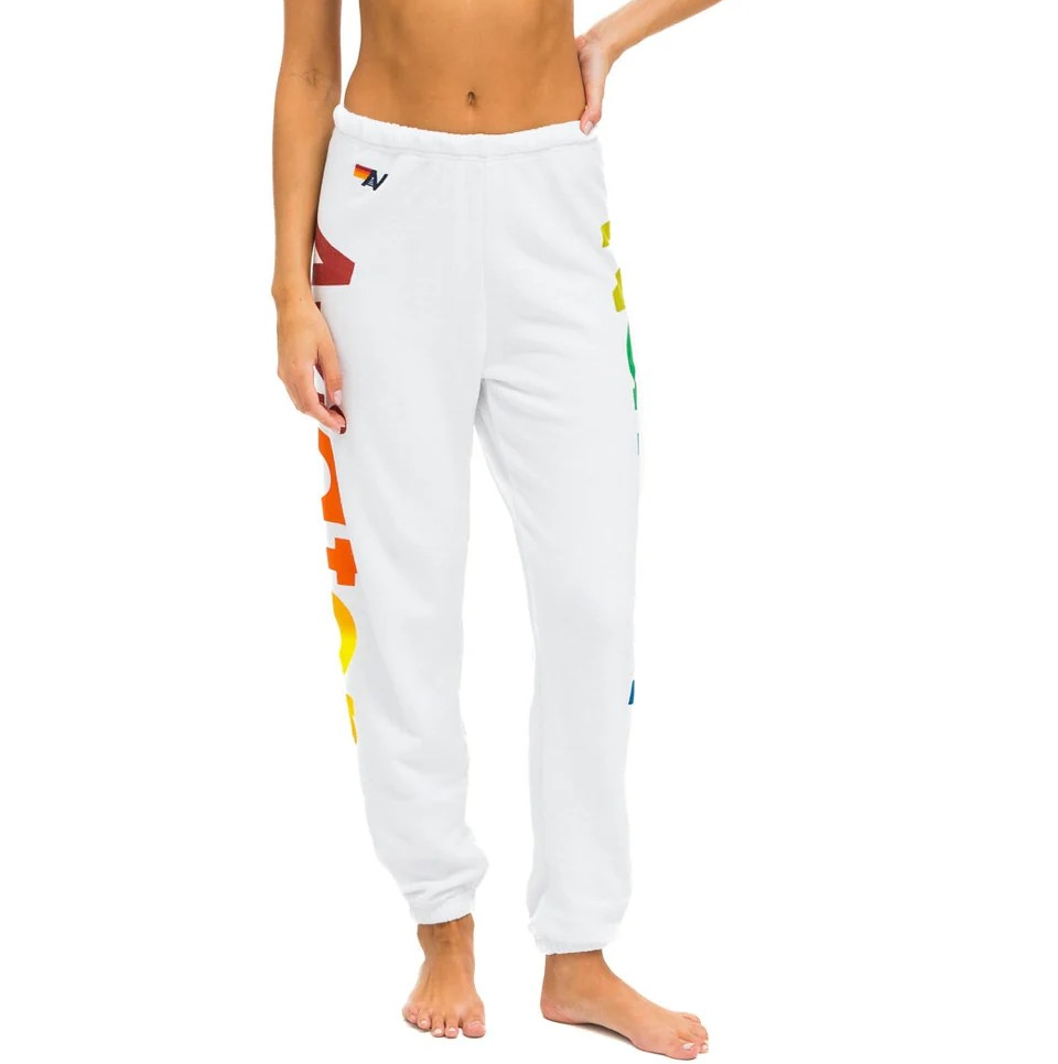 Aviator Nation Logo Printed Sweatpants MSRP $148