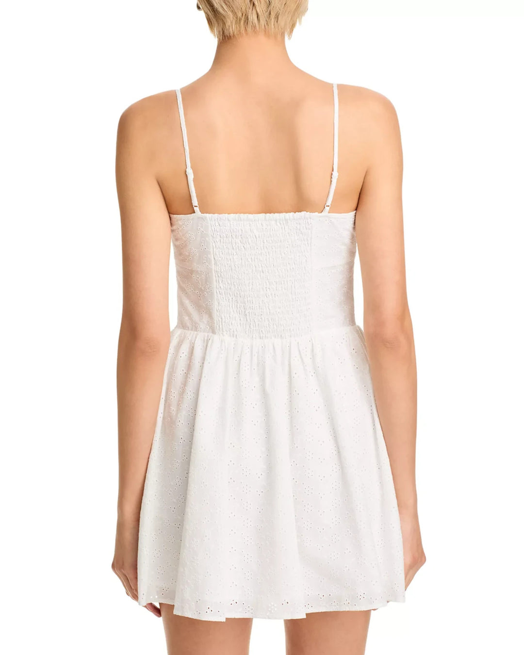 WAYF Rivi Eyelet Dress MSRP $99