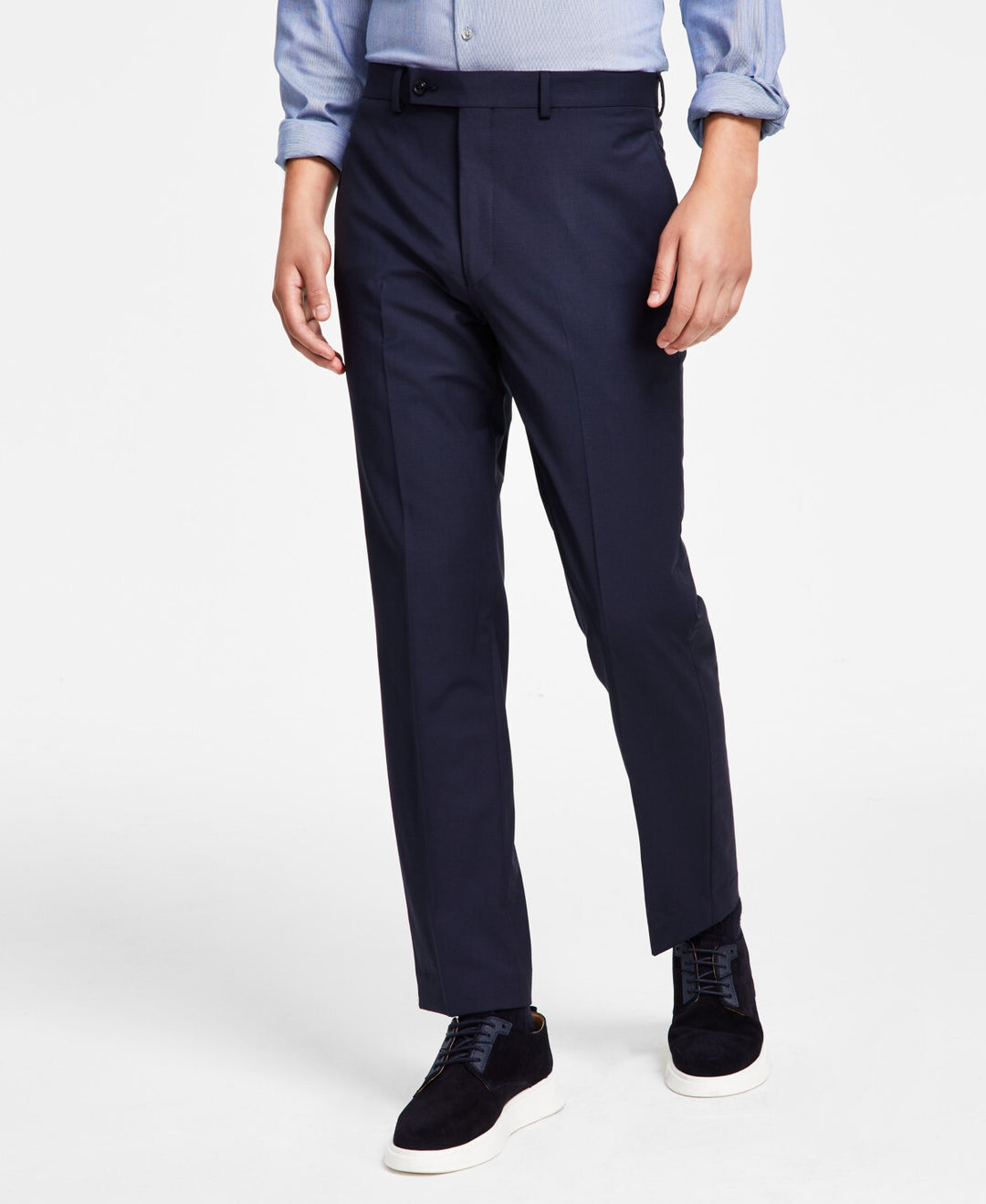 Calvin Klein Men's Slim-Fit Wool Infinite Stretch Suit Pants MSRP $175