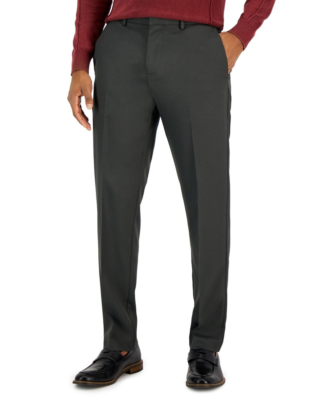 Perry Ellis Portfolio Men's Modern-Fit Twill Pants MSRP $60