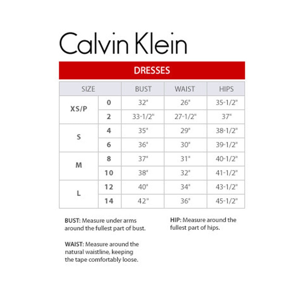 Calvin Klein Printed V-Neck Sheath Dress MSRP $129