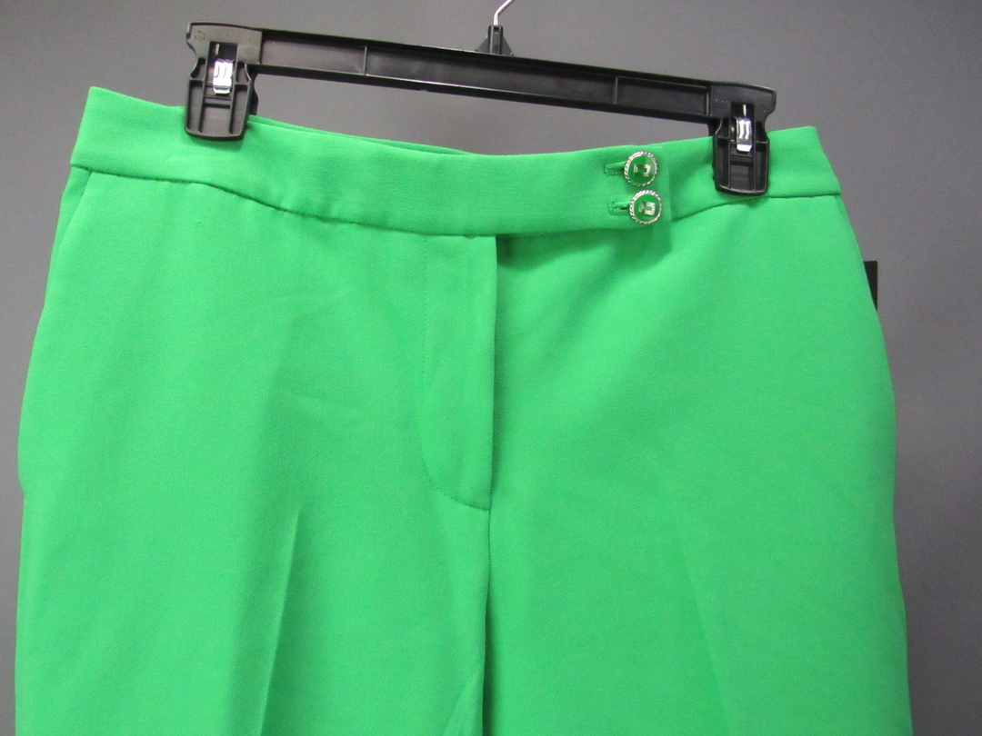 KARL LAGERFELD PARIS Mid-Rise Straight-Leg Pants MSRP $109