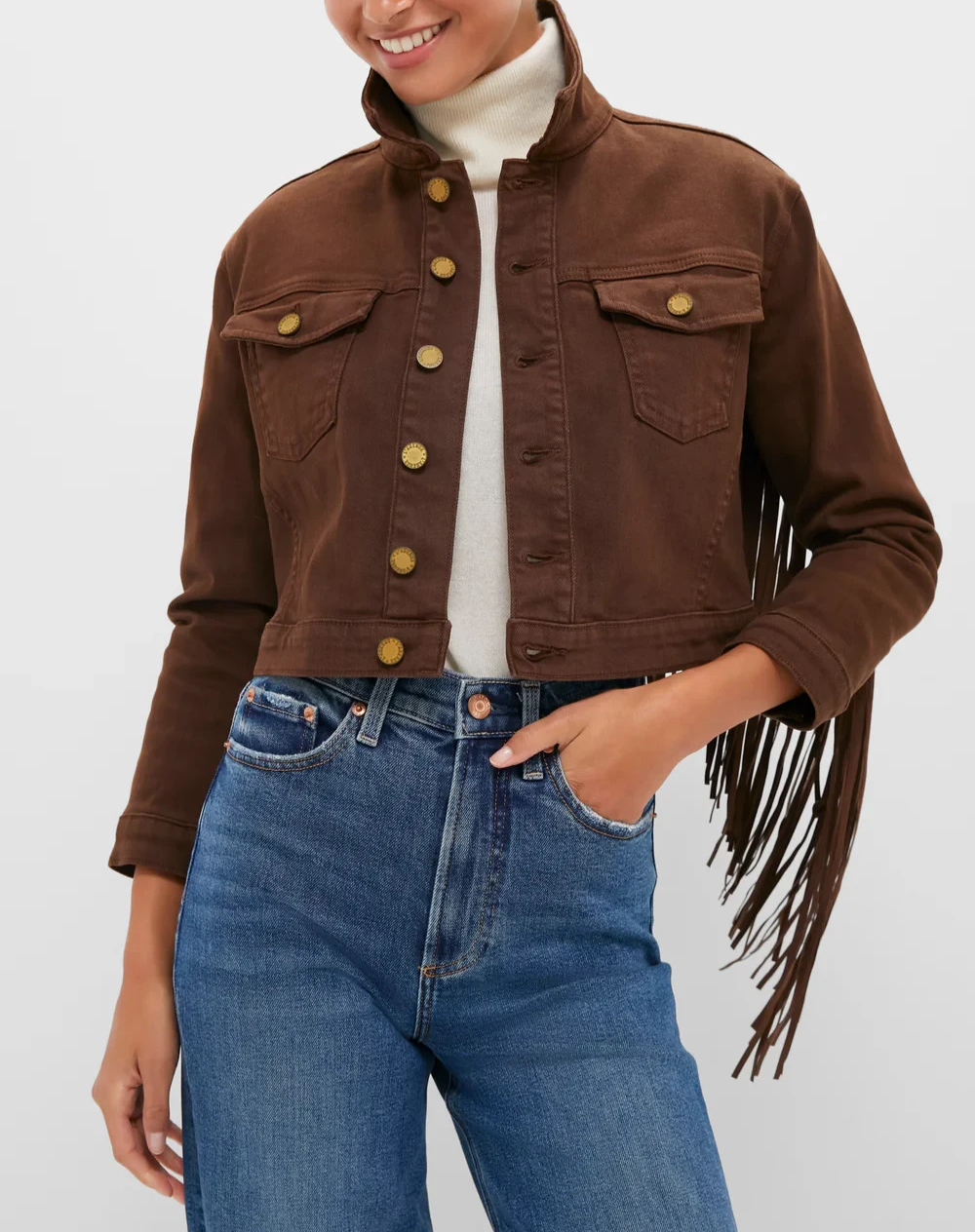 L'AGENCE Koda Fringe Jacket MSRP $445