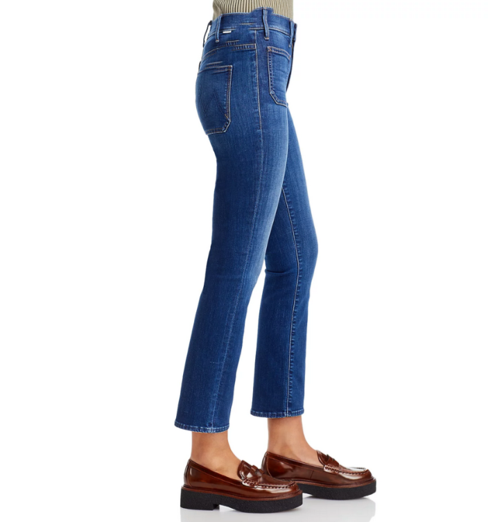 MOTHER The Patch Pocket Insider High Rise Jeans MSRP $258