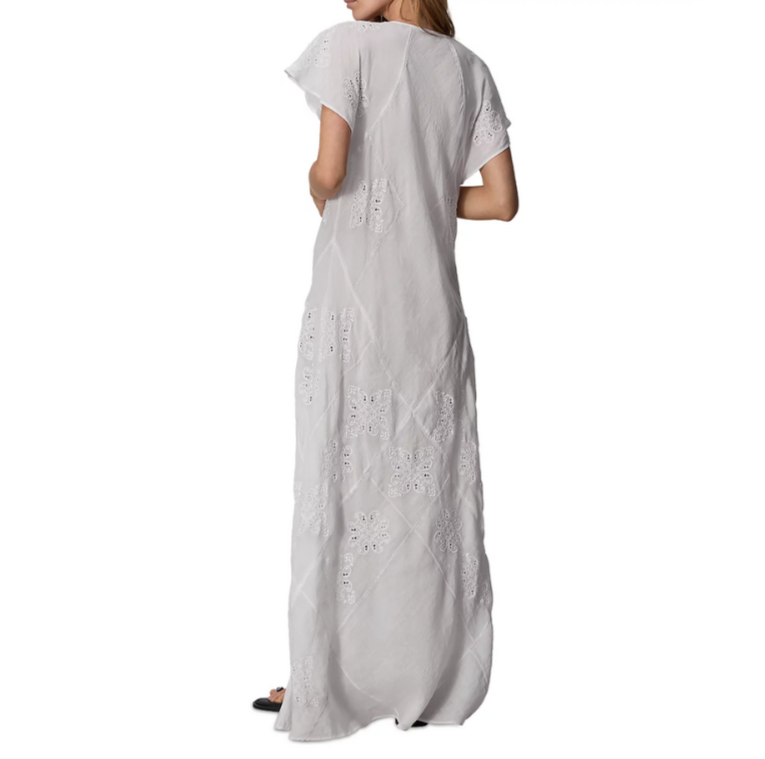 rag & bone Delancy Embroidered Maxi Dress MSRP $478