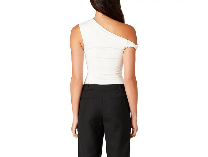 NIA Fraise Asymmetric One Shoulder Top MSRP $50