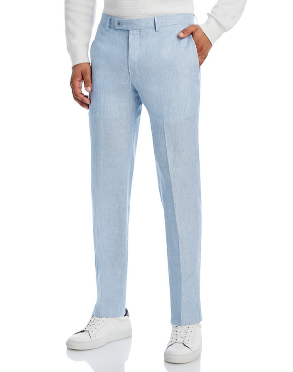 Robert Graham Delave Modern Fit Linen Suit Pants MSRP $258
