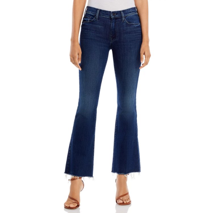 MOTHER The Weekender Mid Rise Flared Jeans MSRP $248