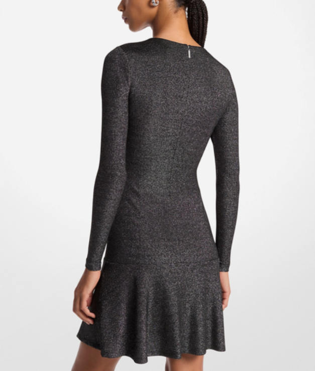 MICHAEL Michael Kors Crewneck Long-Sleeve Dress MSRP $135
