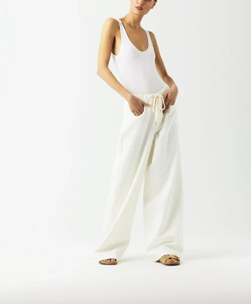 Blanknyc Low Rise Baggy Fit Twill Pants MSRP $128