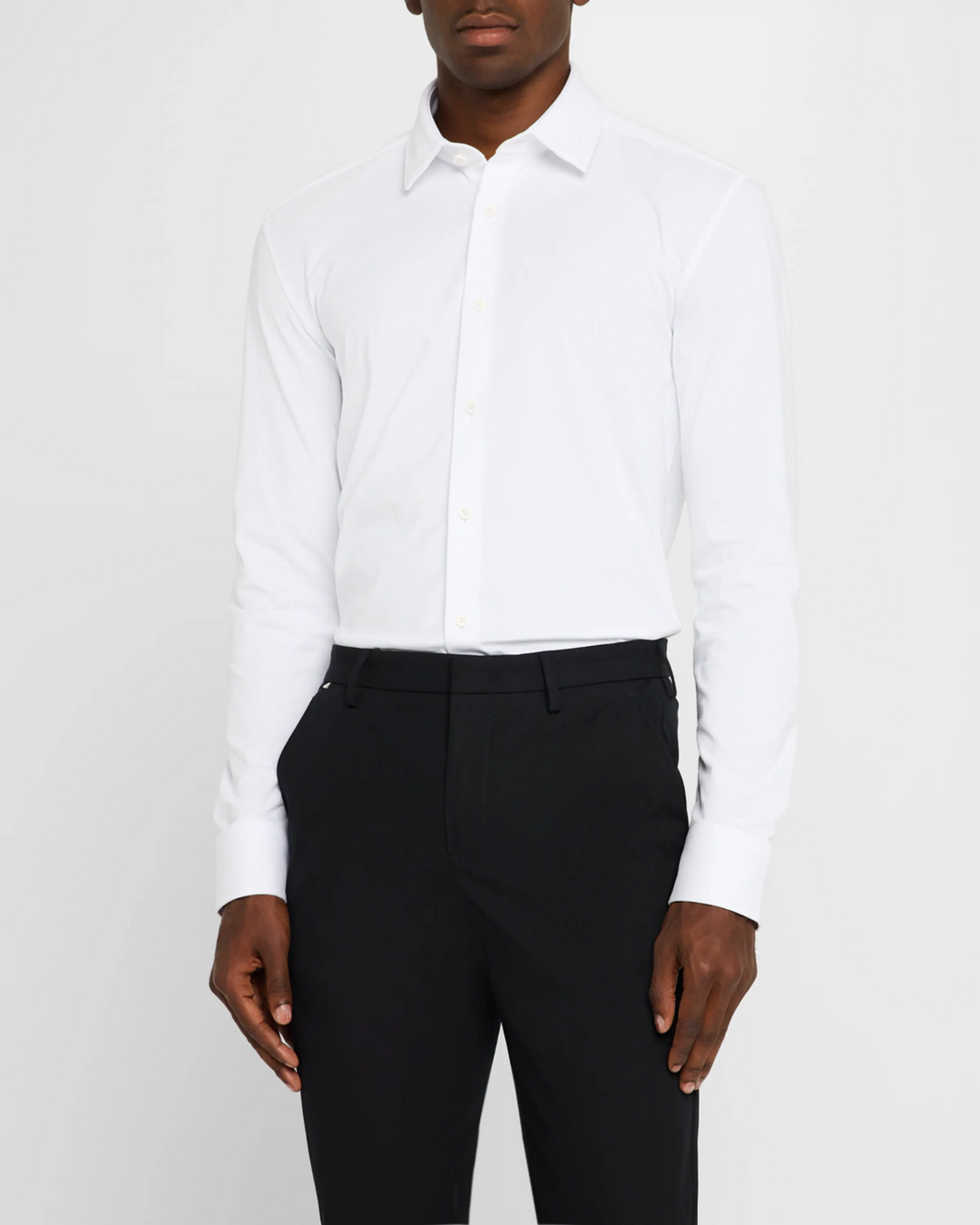 BOSS Men's Hank Slim-Fit Tuxedo Shirt MSRP $ 148
