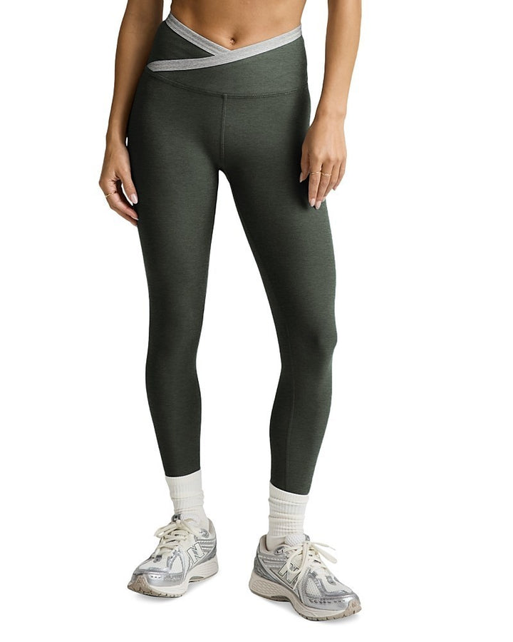 Beyond Yoga Spacedye Outlines High Waisted Midi Leggings MSRP $110