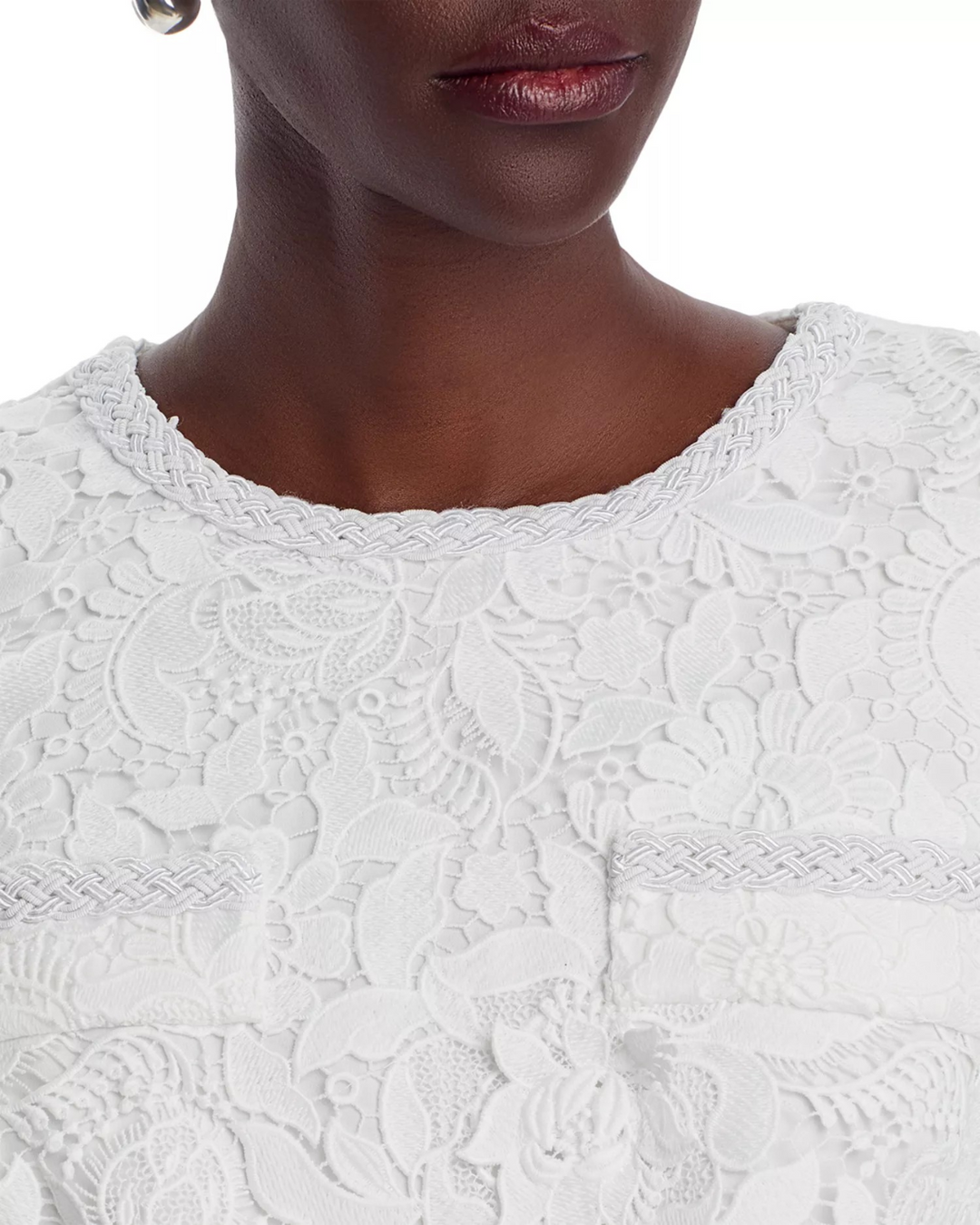 MILLY Garden Lace Mini Dress MSRP $525