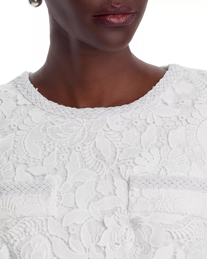 MILLY Garden Lace Mini Dress MSRP $525