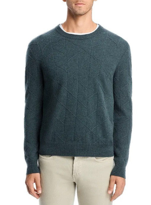 The Men's Store at Bloomingdale's Cashmere Novelty Stitch Sweater MSRP $228