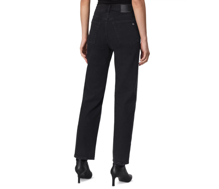 rag & bone Harlow Embellished Straight Leg Ankle Jeans MSRP $378