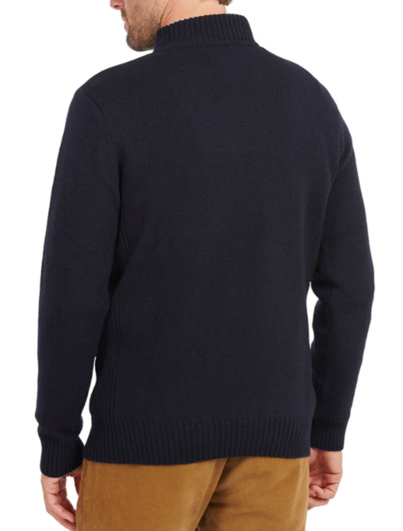 Barbour Nelson Essential Wool Quarter Zip Sweater MSRP $150