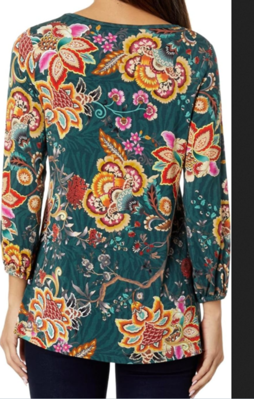 Johnny Was Puff Sleeve Top