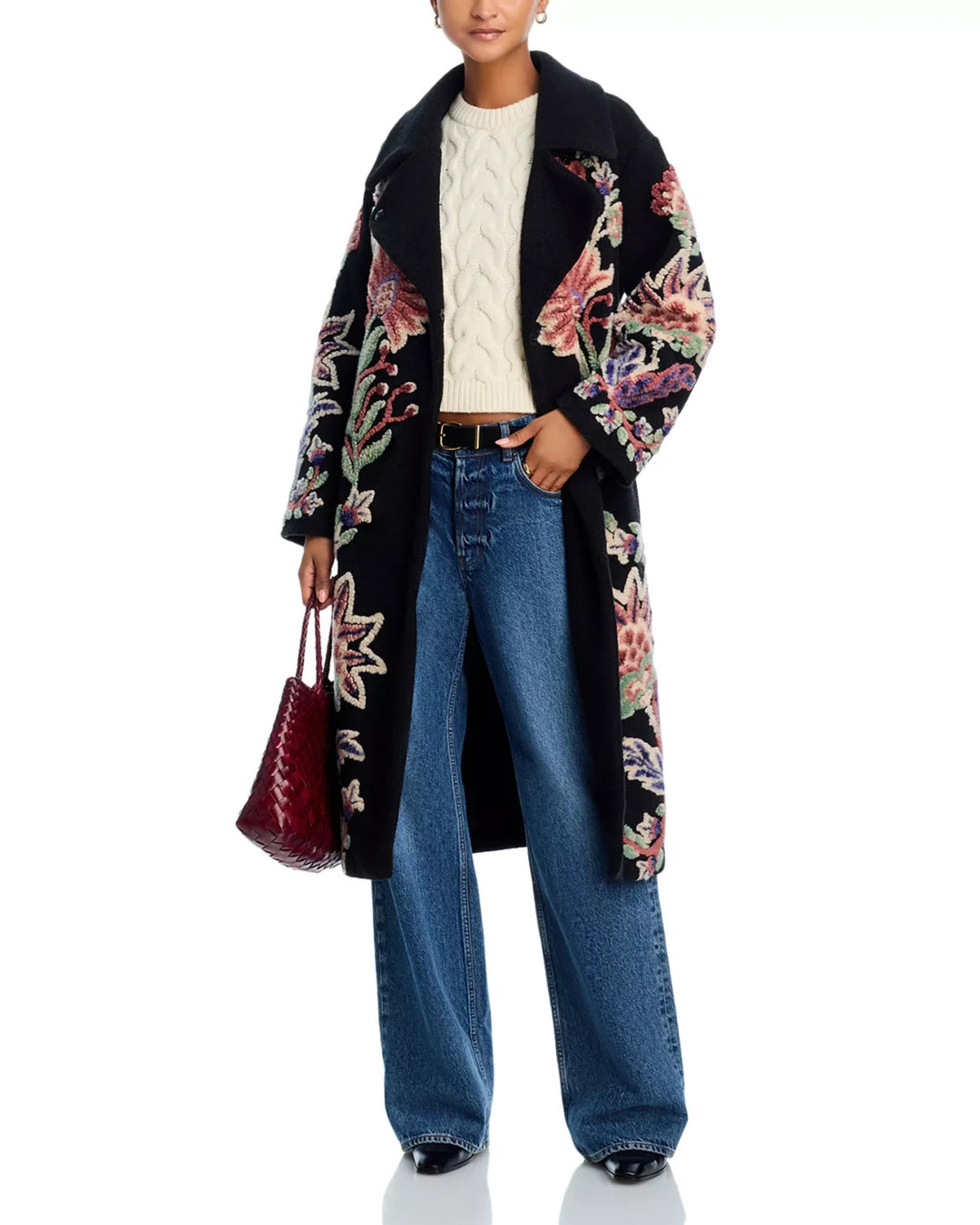 FARM Rio Marvelous Garden Fleece Coat MSRP $398