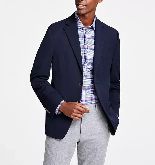 Michael Kors Men's Classic-Fit Stretch Blazer MSRP $295 # 4C 1258 New