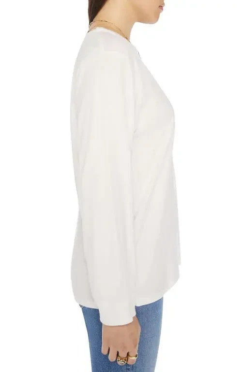 The Long Sleeve Rowdy Cotton T-Shirt MSRP $110
