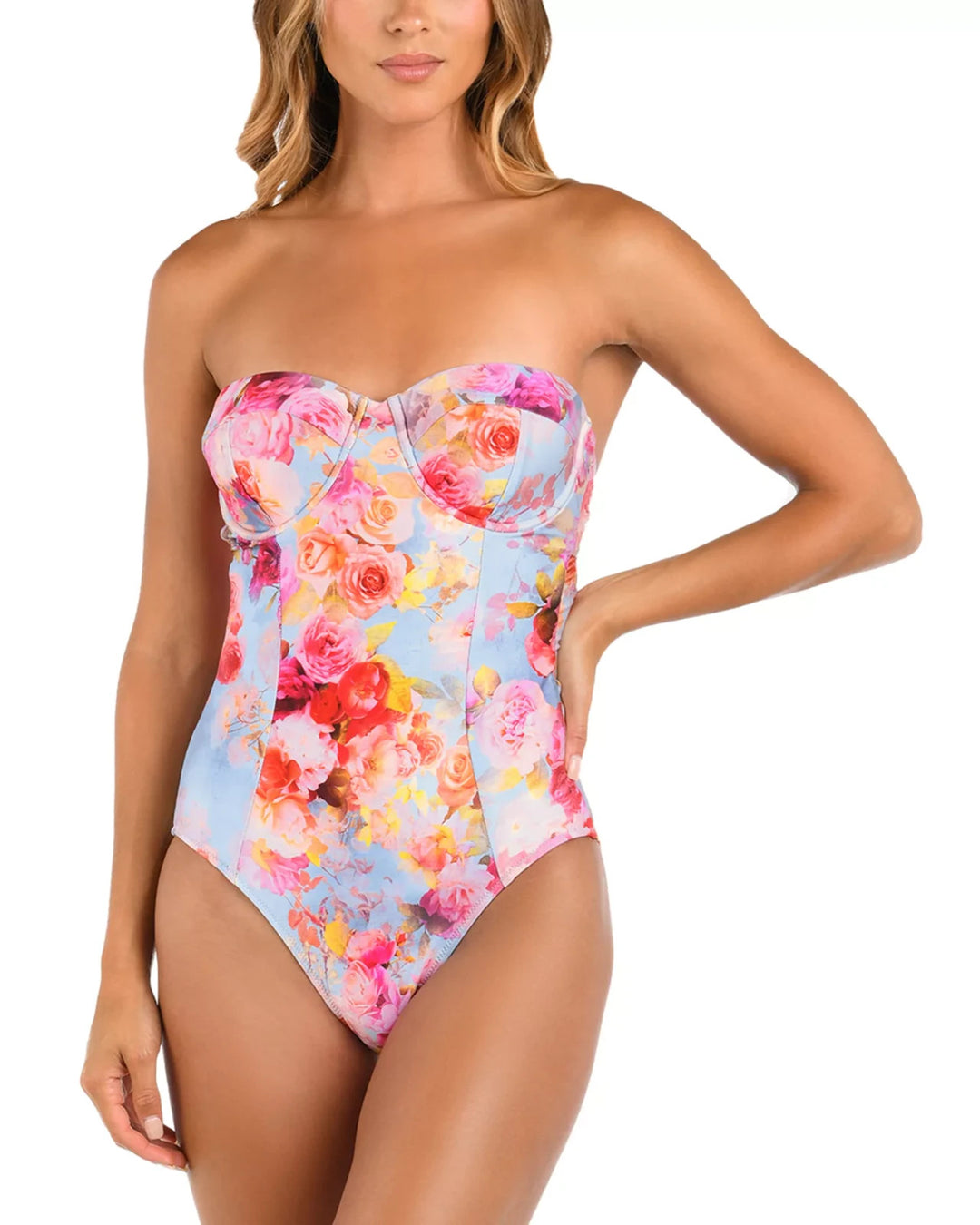 L'AGENCE Amie Soft Cloud Underwire One Piece Swimsuit MSRP $265