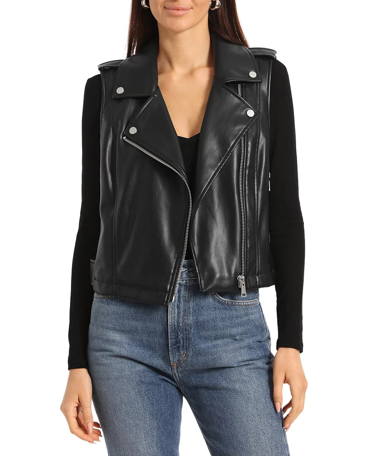 Bagatelle Faux Leather Biker Jacket MSRP $99