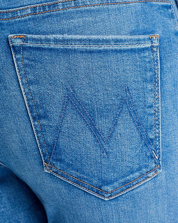 MOTHER The Tomcat High Rise Cropped Straight Leg Jeans MSRP $228